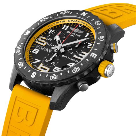 yellow dial breitling watch|Breitling endurance pro yellow.